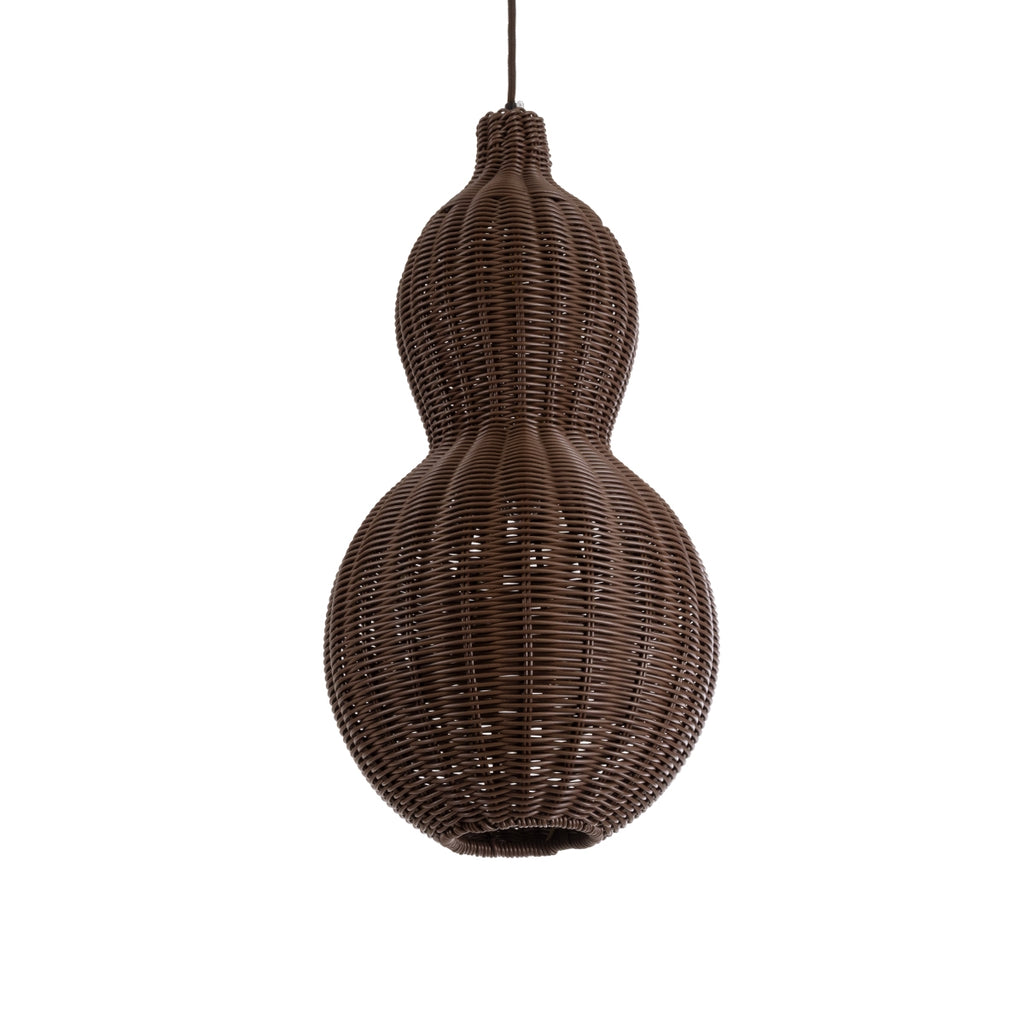 Brown rattan pendant 30*60cm