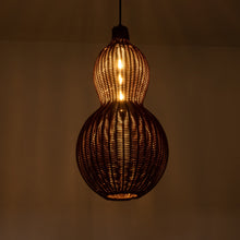 Load image into Gallery viewer, Brown rattan pendant 30*60cm