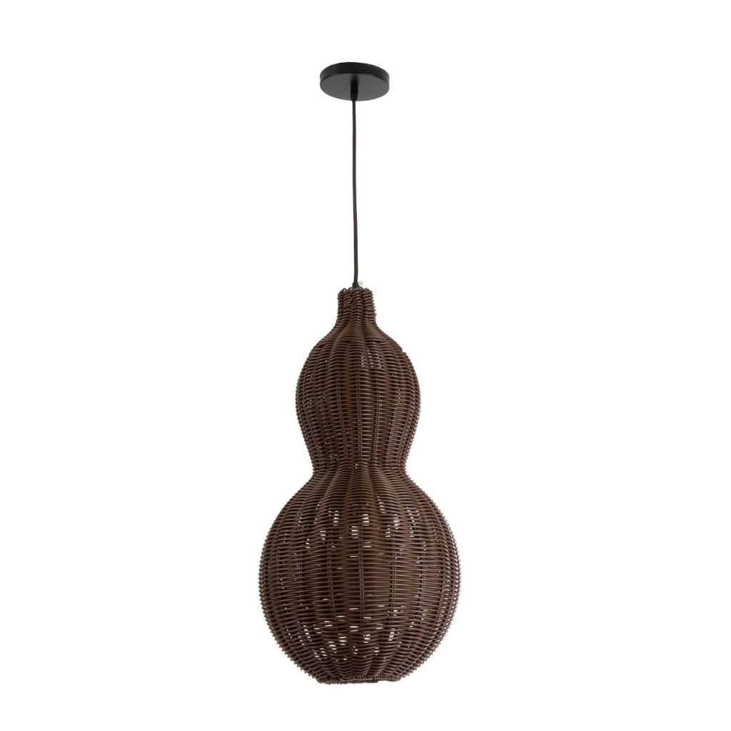 Brown rattan pendant 30*60cm