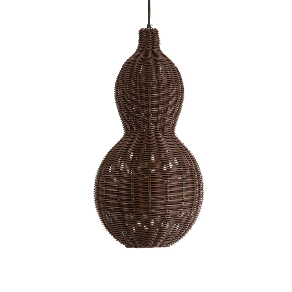 Brown rattan pendant 30*60cm