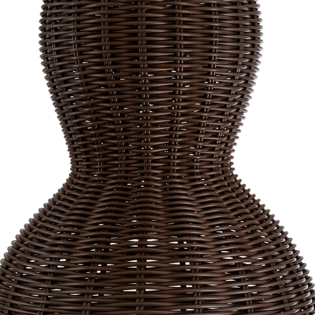 Brown rattan pendant 30*60cm