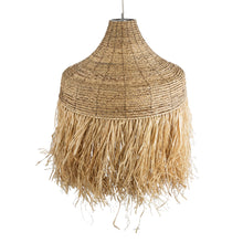 Carica l&#39;immagine nel visualizzatore di Gallery, Boho raffia natural suspension light