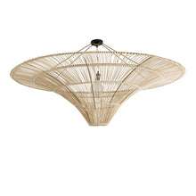 Load image into Gallery viewer, Rattan ceiling lamp D150 x H78cm