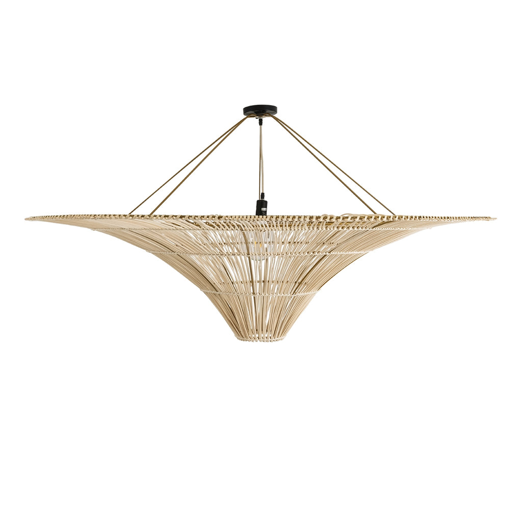 Rattan ceiling lamp D150 x H78cm