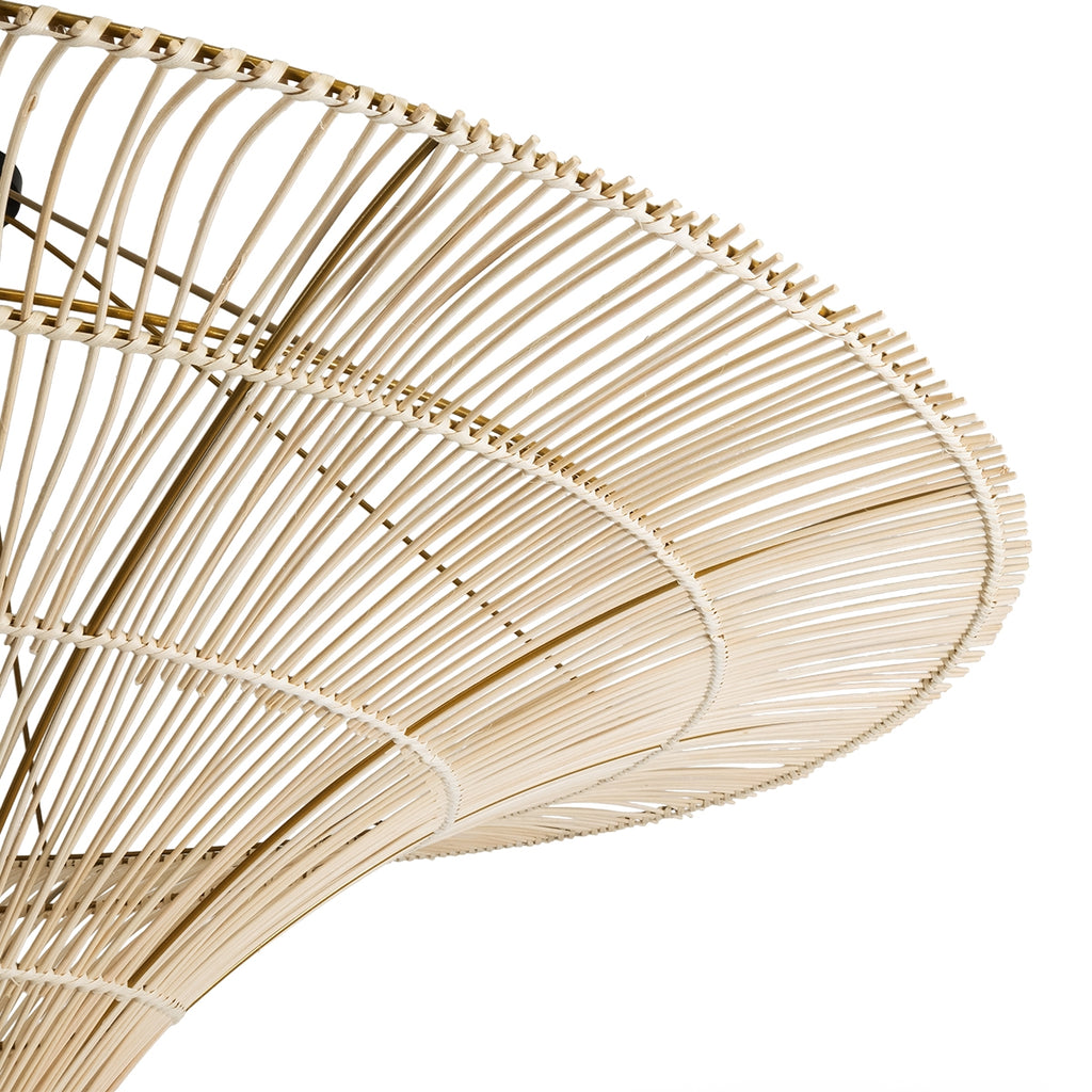 Rattan ceiling lamp D150 x H78cm