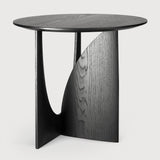 Geometric side table Black