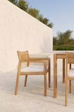 Load image into Gallery viewer, Jack outdoor dining chair with cushion off white