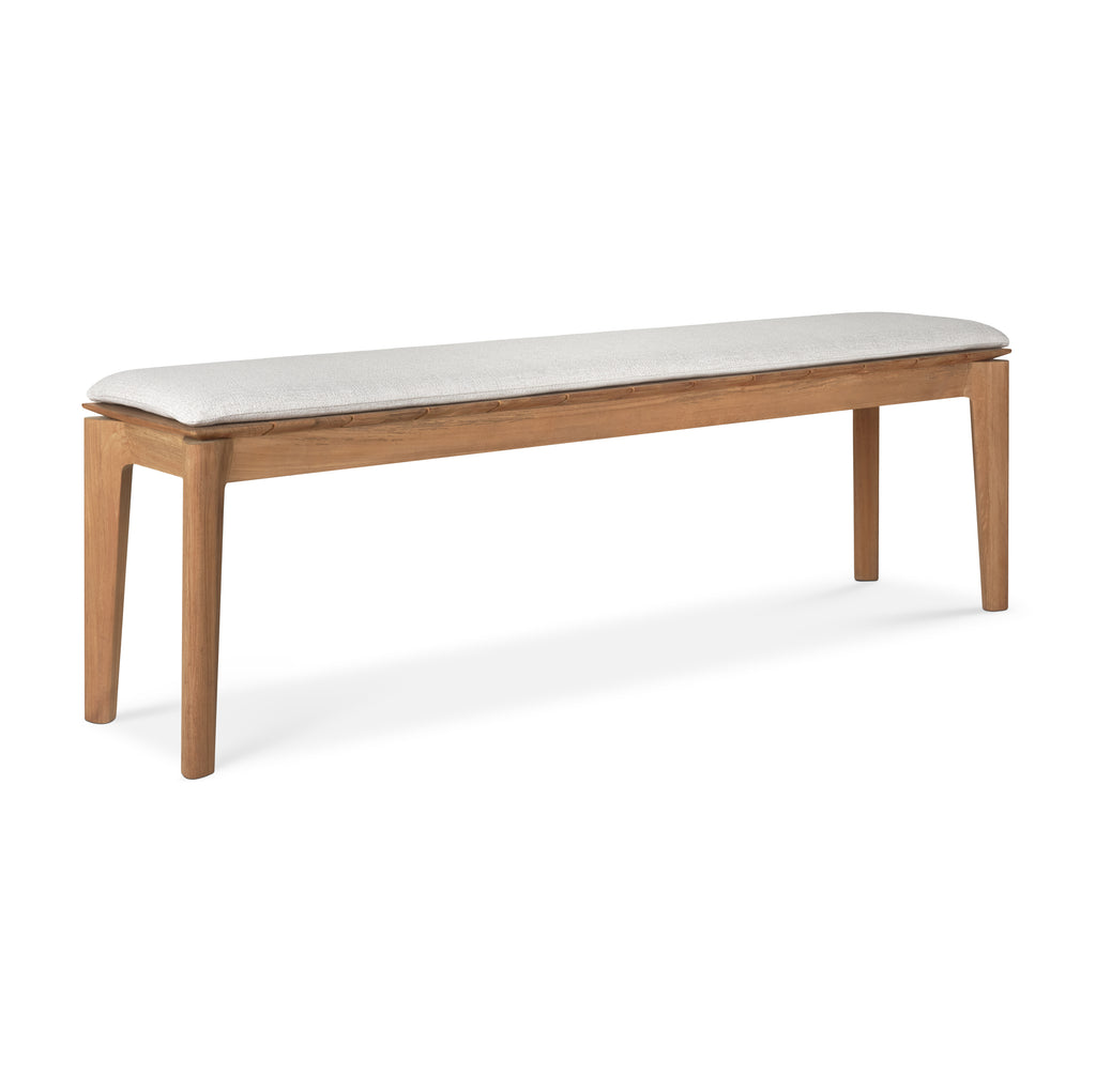 Bok outdoor bench offwhite