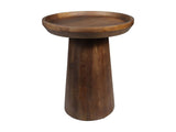 Round Side Table Drum-45x45x50-Brown-Mango