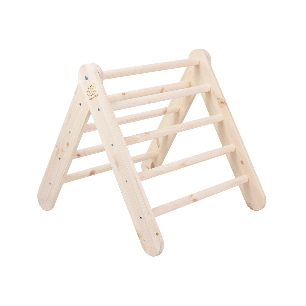 Wooden Pikler for Children Climbing Triangle for Kids, Natural