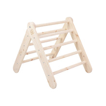 Load image into Gallery viewer, Wooden Pikler for Children Climbing Triangle for Kids, Natural