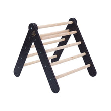 Load image into Gallery viewer, Wooden Pikler for Children Climbing Triangle for Kids, Black