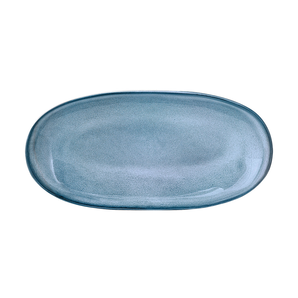 Sandrine Serving Plate, Blue, Stoneware