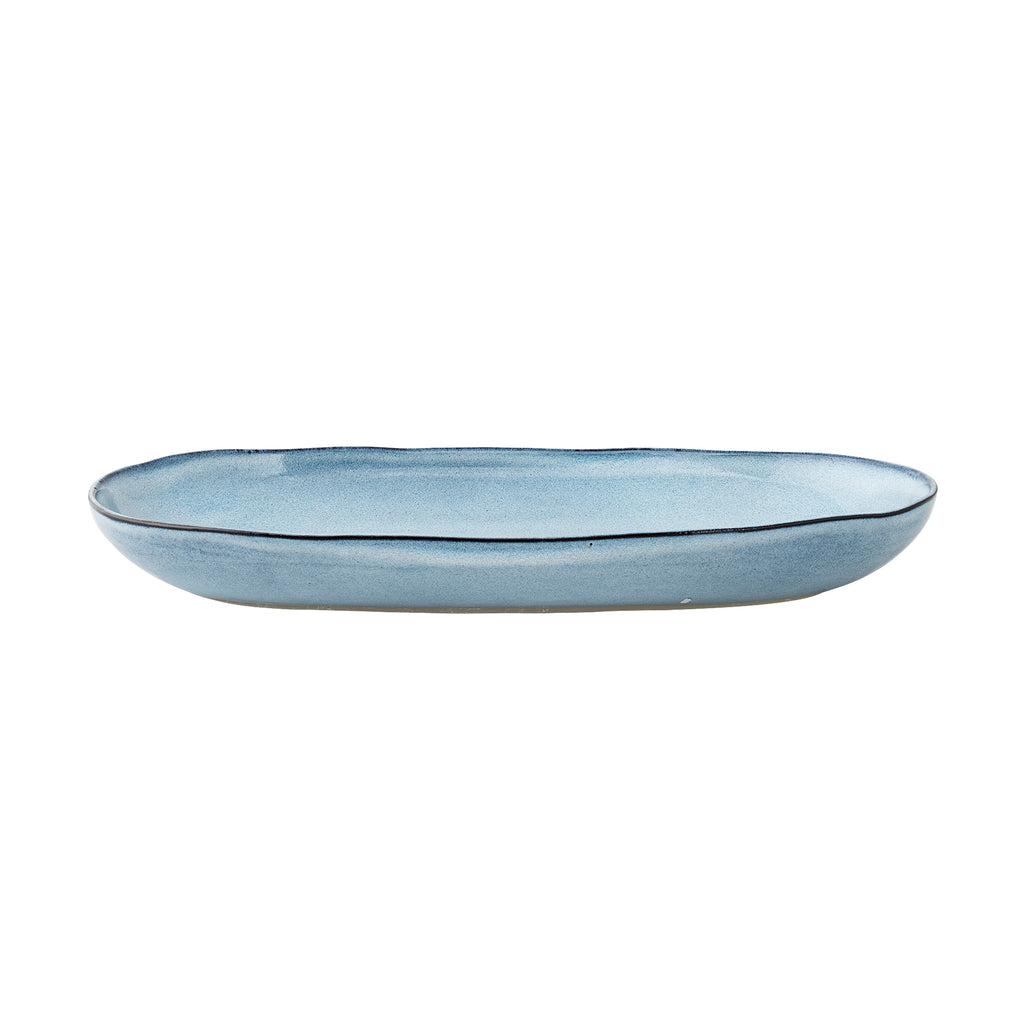 Sandrine Serving Plate, Blue, Stoneware