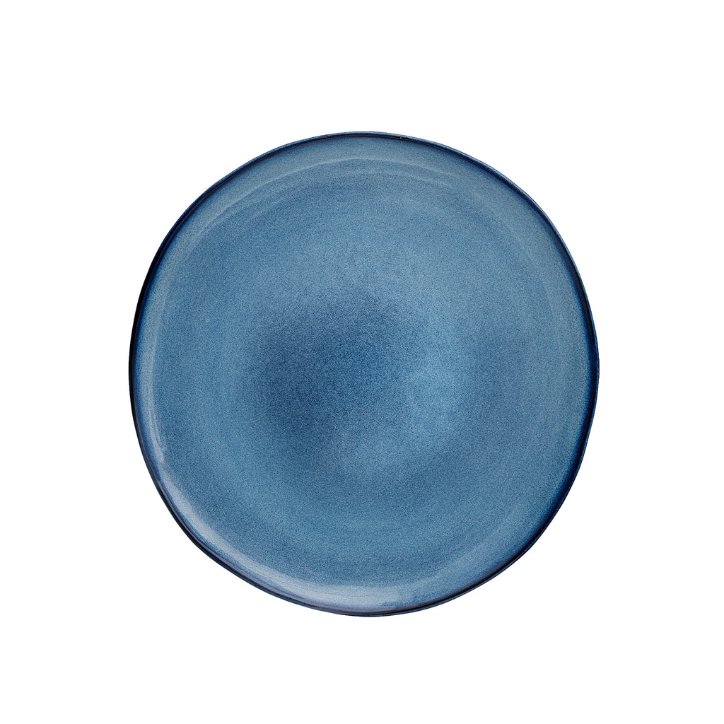 Sandrine Plate, Blue, Stoneware