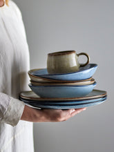 Cargar imagen en el visor de la galería, Sandrine Plate Deep, Blue, Stoneware