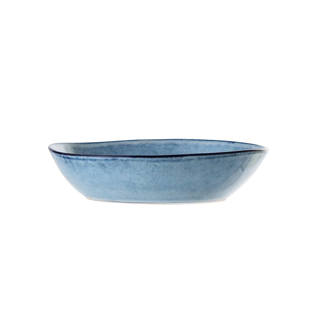 Sandrine Plate Deep, Blue, Stoneware