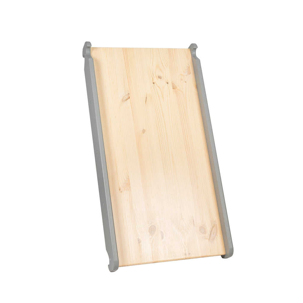 Slide-climbing wall 2in1, Wooden, Grey