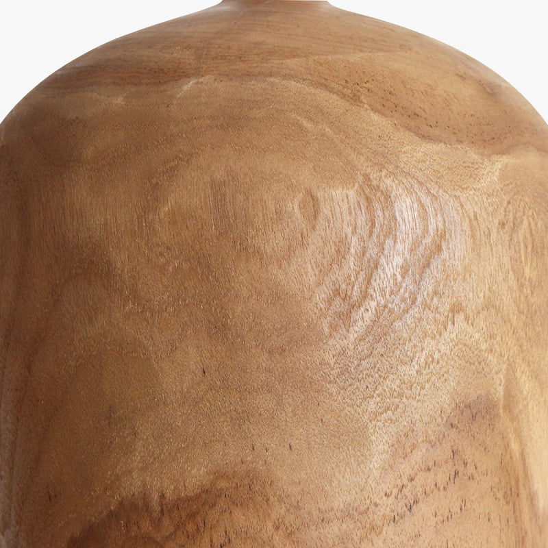 Solid Teak Wood Lamp Bottle