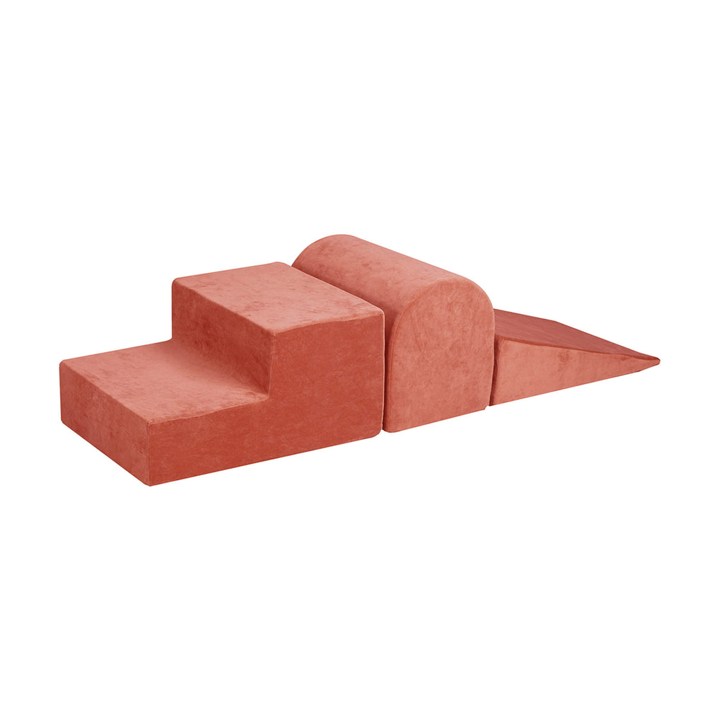 Foam 3 elements Playset, Velvet, Marsala Red