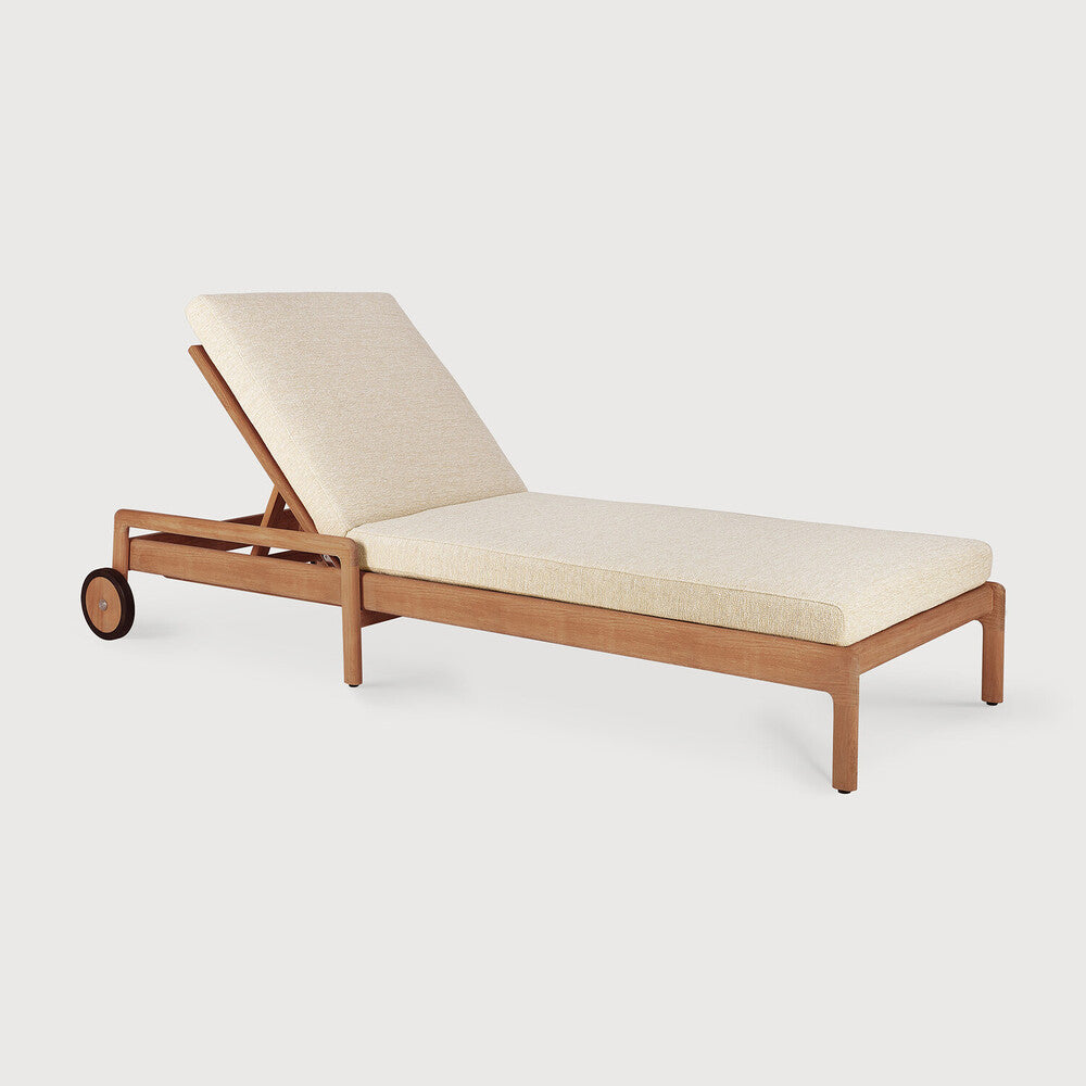 Jack outdoor adjustable lounger Natural