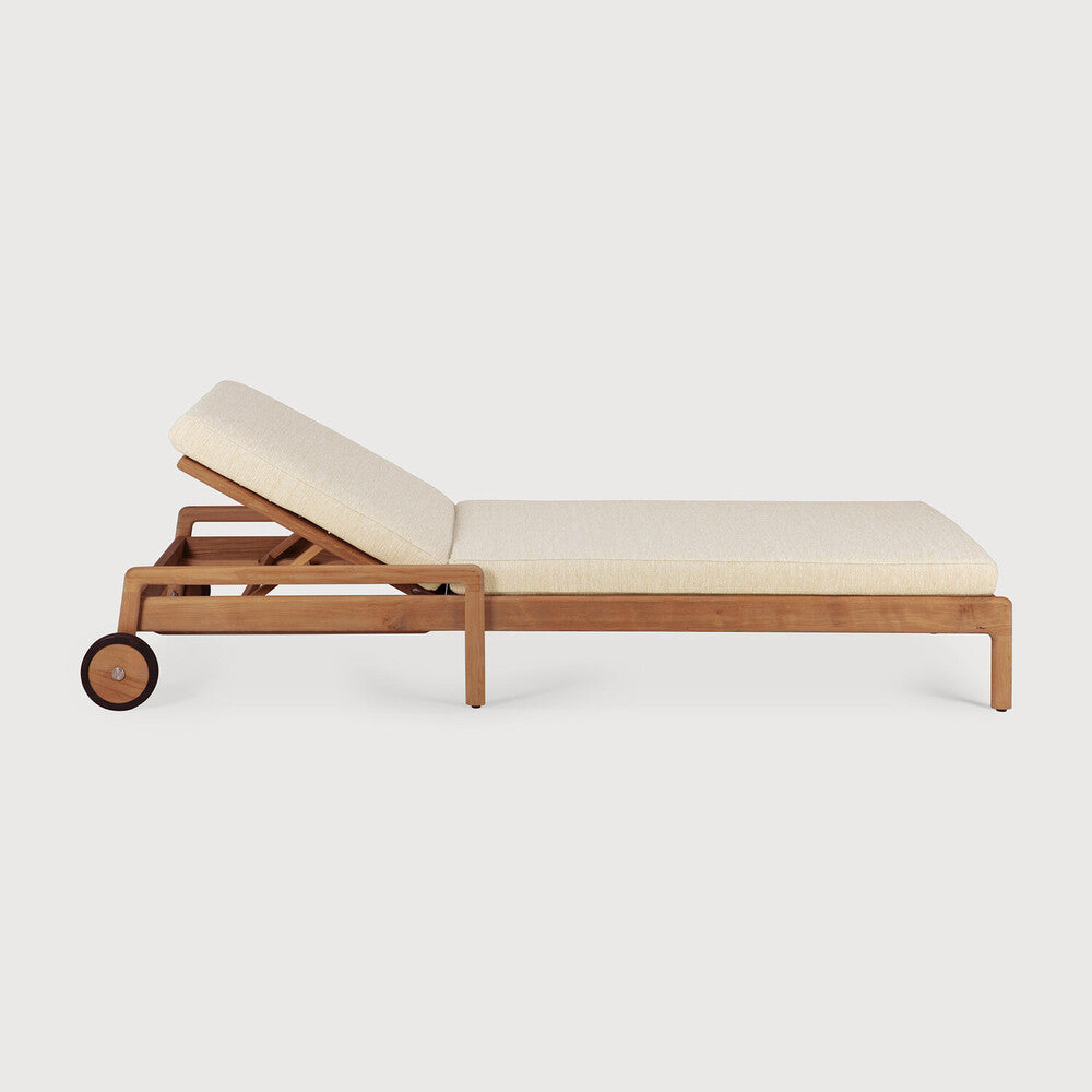 Jack outdoor adjustable lounger Natural