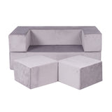 Cube Children's Sofa gray