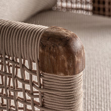 Carica l&#39;immagine nel visualizzatore di Gallery, TEAK ROPE SOFA