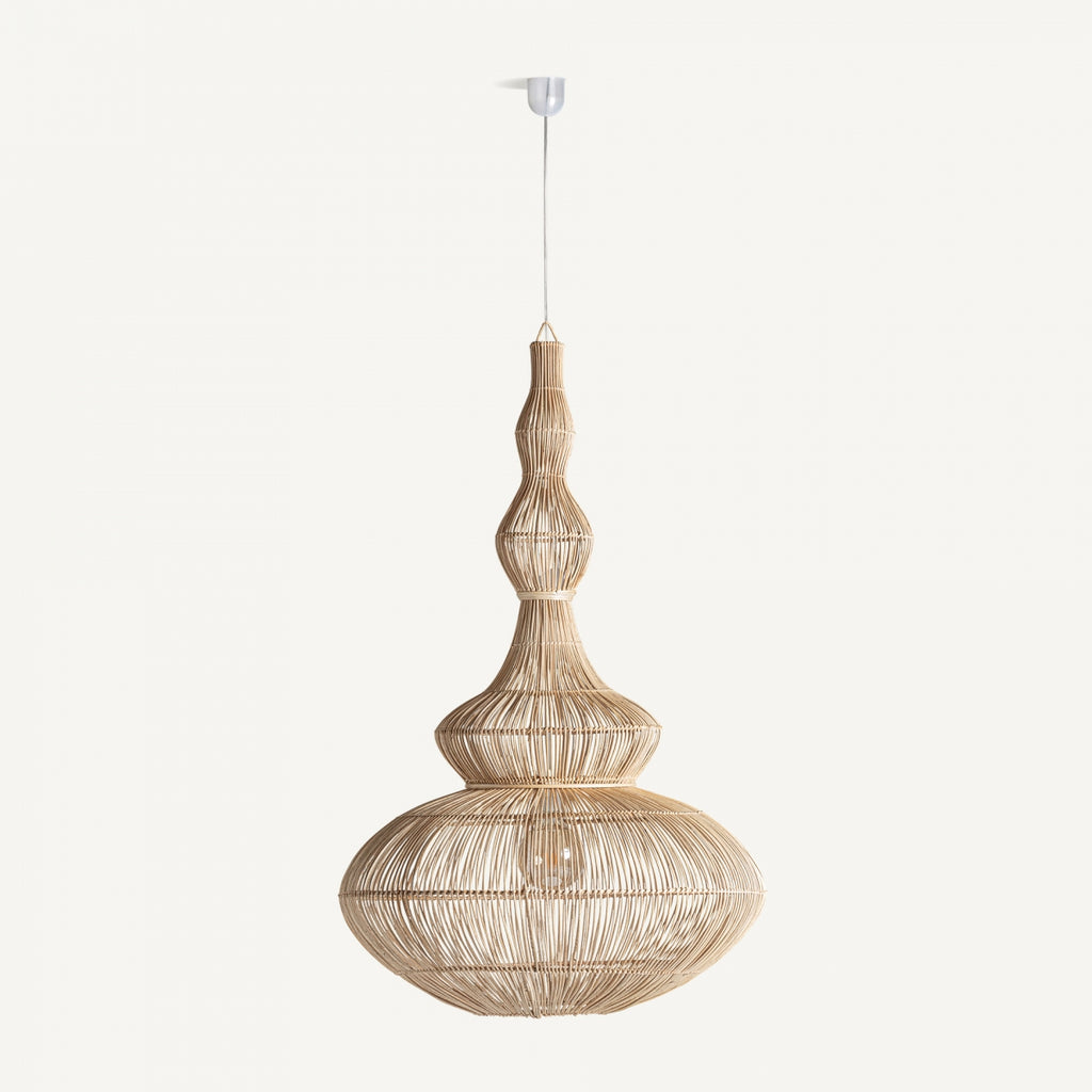 Rattan ceiling lamp