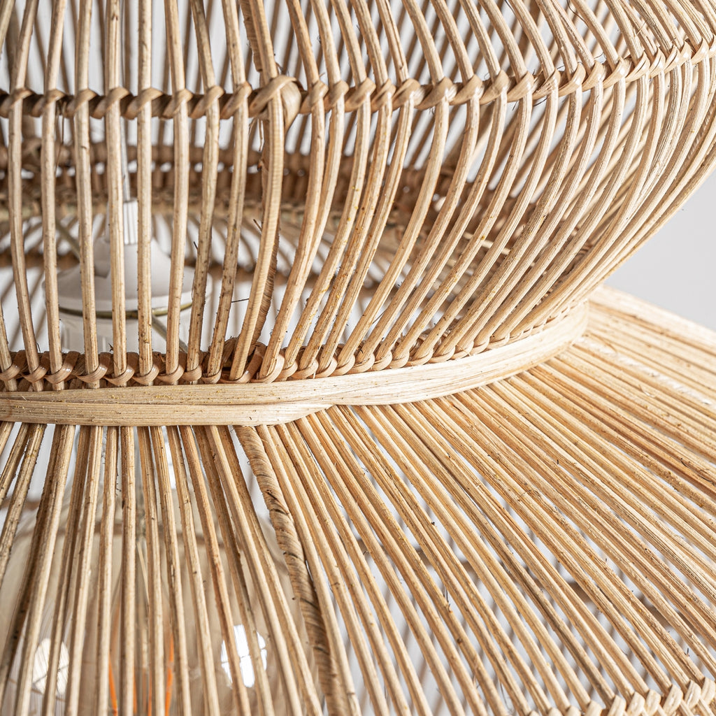 Rattan ceiling lamp