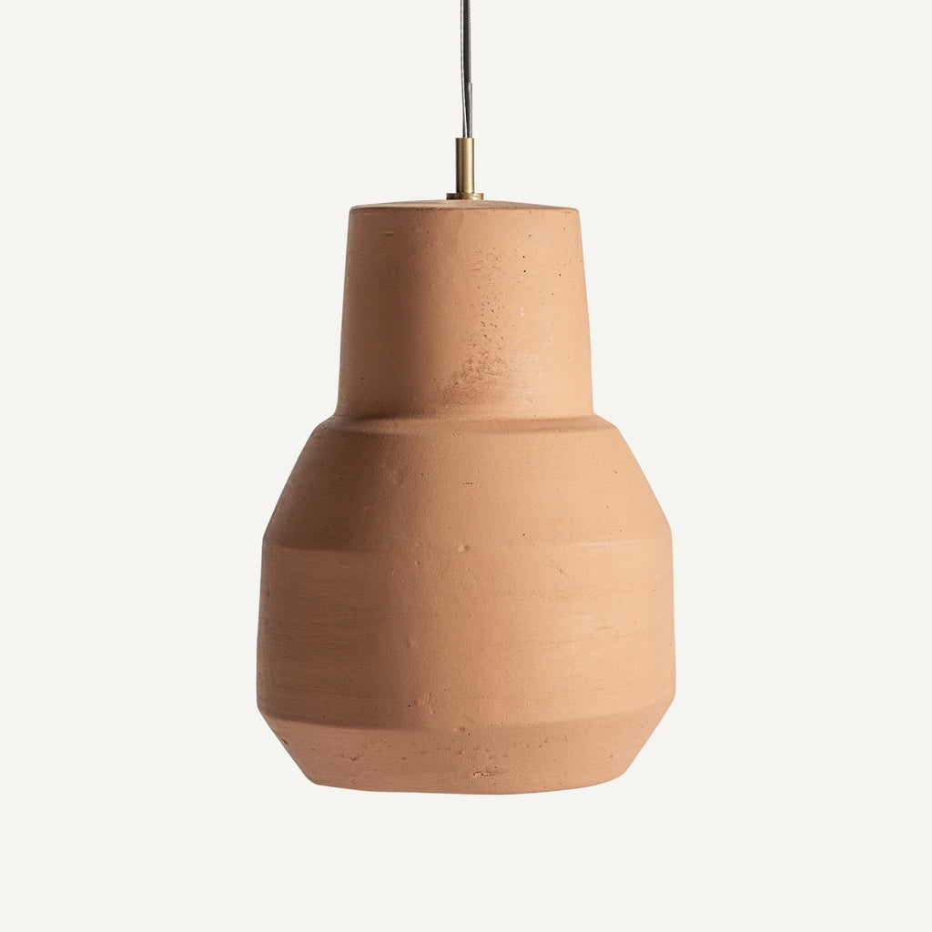 Terracotta ceiling lamp