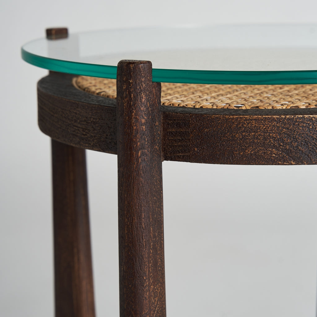 MANGO RATTAN SIDE TABLE