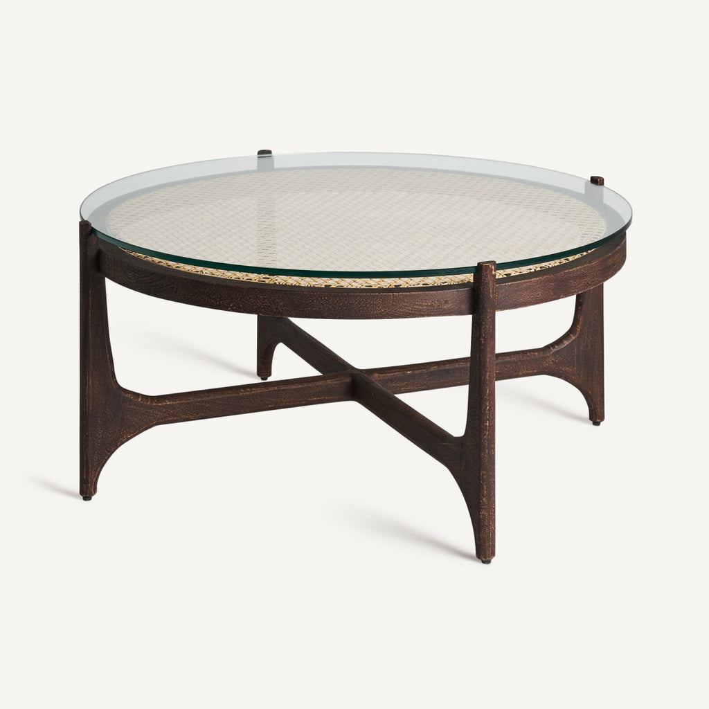 MANGO RATTAN COFFEE TABLE