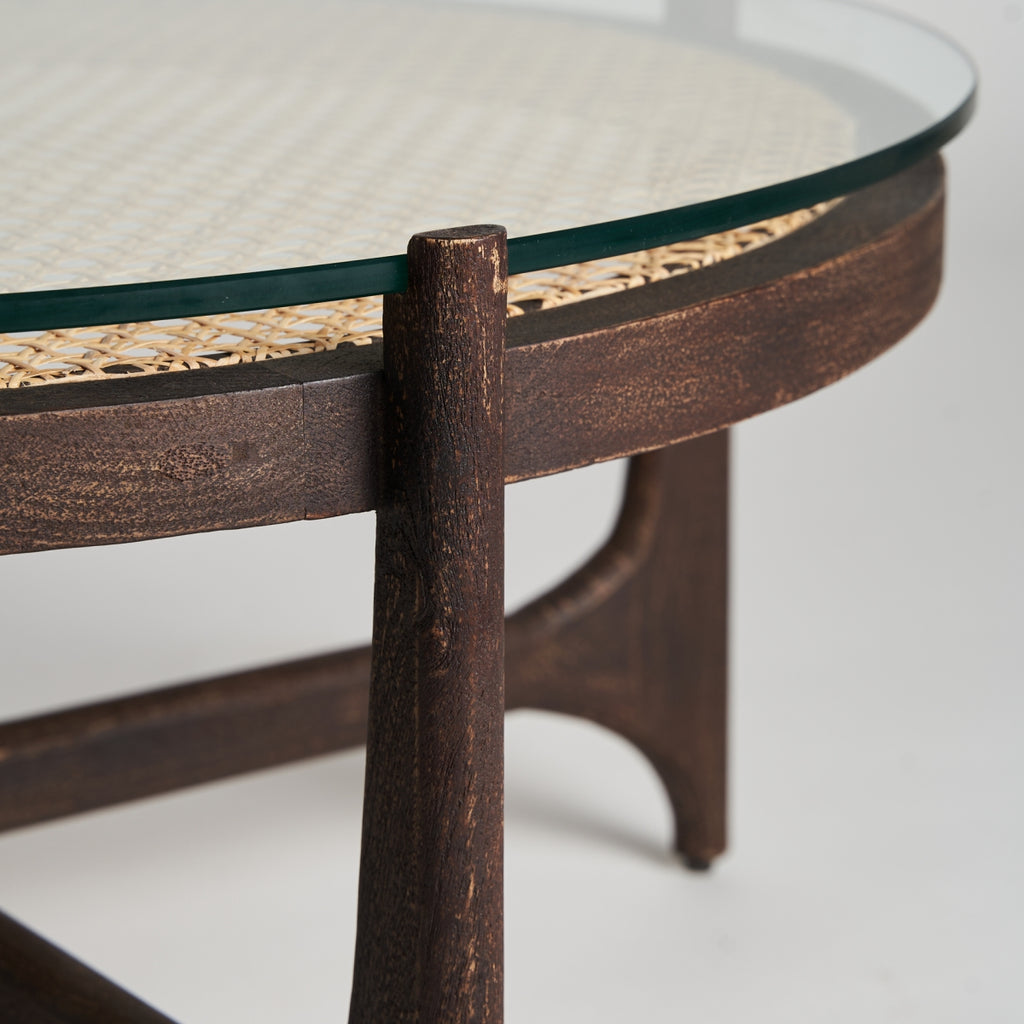 MANGO RATTAN COFFEE TABLE