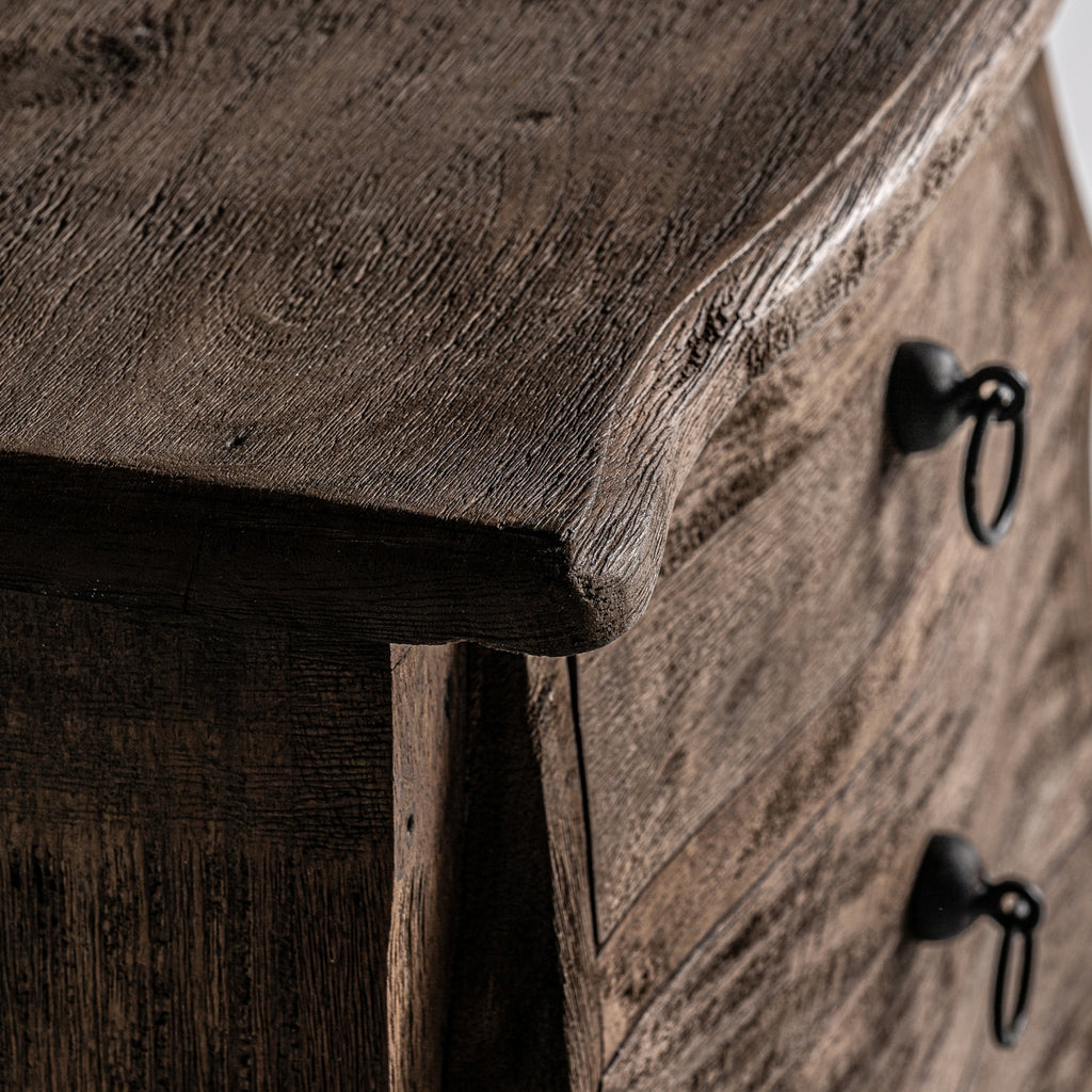 Mango wood bedside table