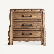 Load image into Gallery viewer, Elm wood bedside table