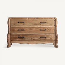 Charger l&#39;image dans la galerie, Elm wood chest of drawers