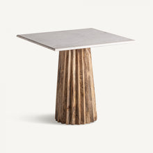 Load image into Gallery viewer, BAR TABLE PLISSÉ WOOD NATURAL