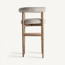 Load image into Gallery viewer, Ash wood upholstered bar stool