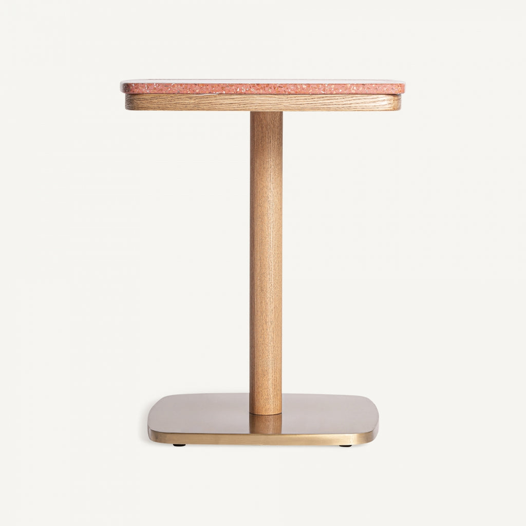 Red Terrazzo bar table