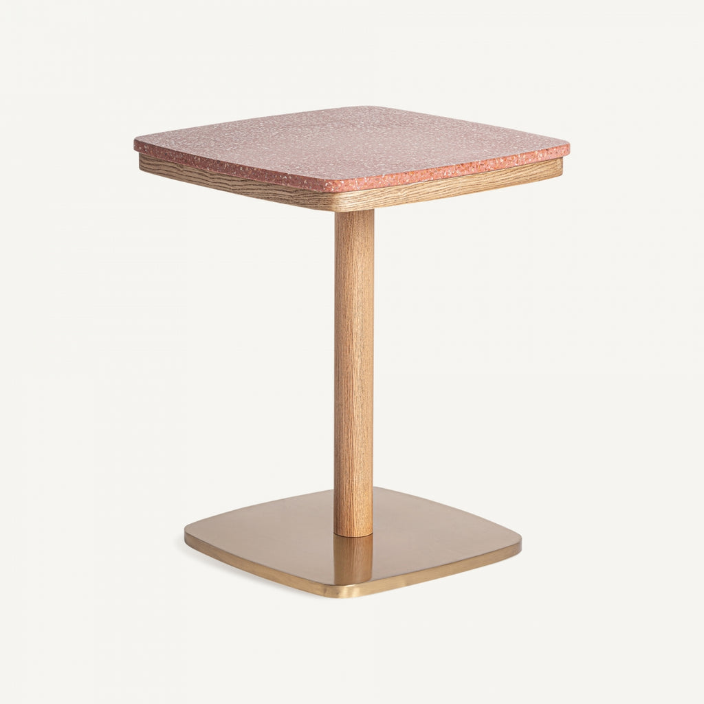 Red Terrazzo bar table