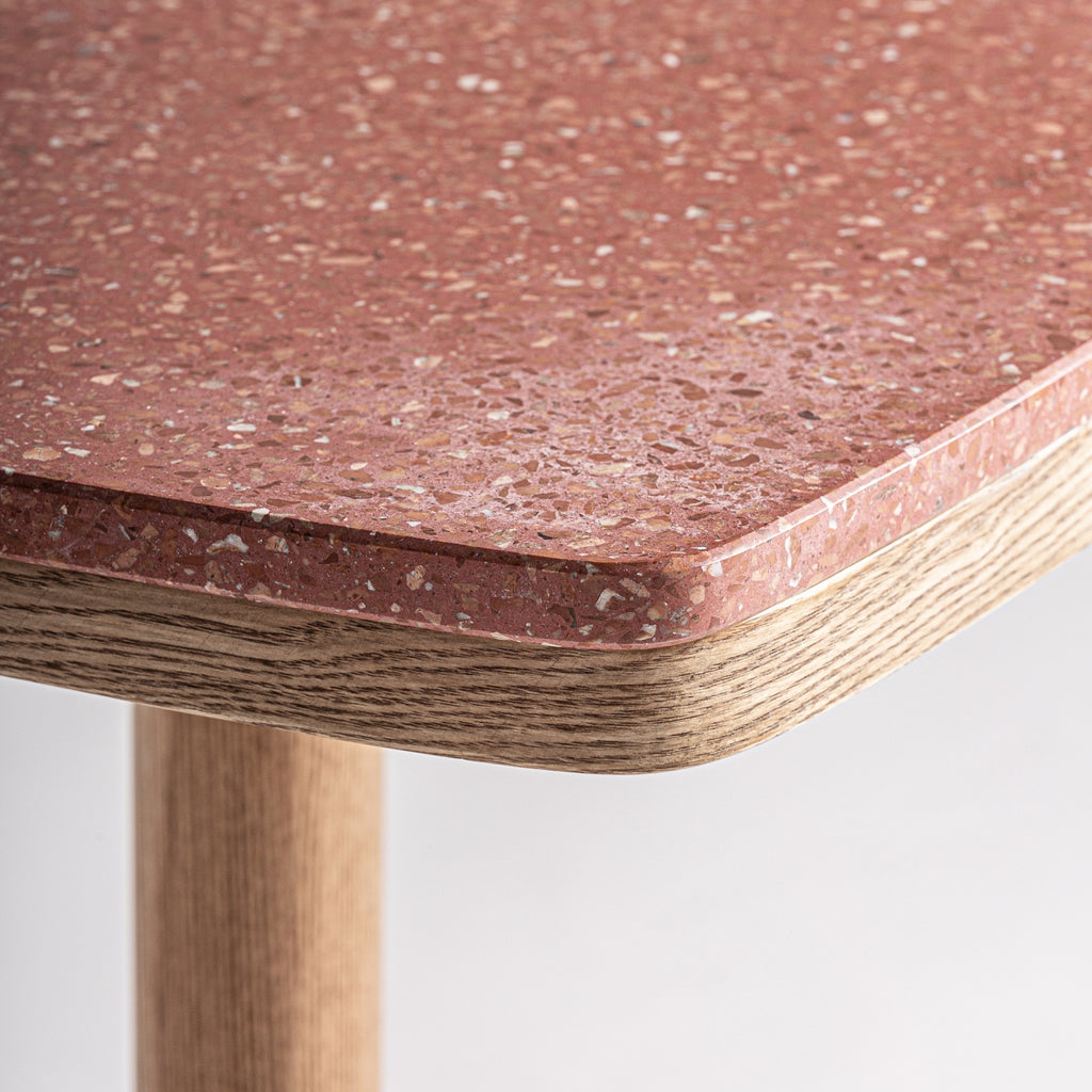 Red Terrazzo bar table