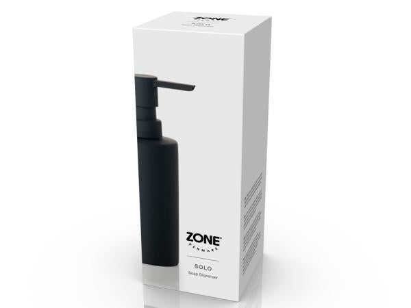 Zone Denmark Solo Soap dispenser Dia. 6 x 17 cm 0.3 liter Black