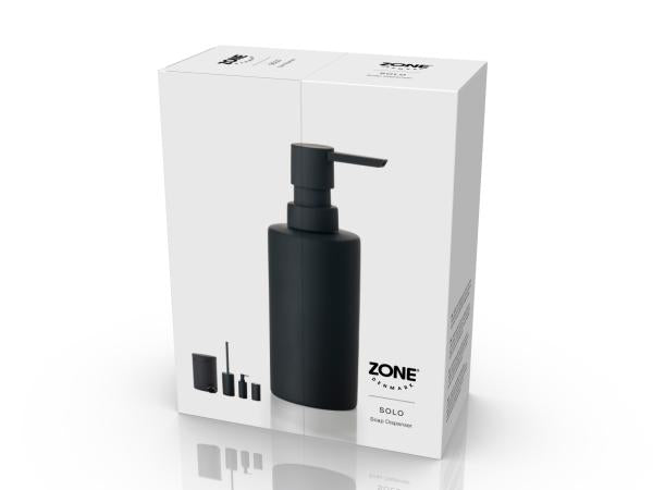 Zone Denmark Solo Soap dispenser Dia. 6 x 17 cm 0.3 liter Black