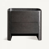 BLACK BEDSIDE TABLE