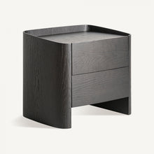 Load image into Gallery viewer, BLACK BEDSIDE TABLE