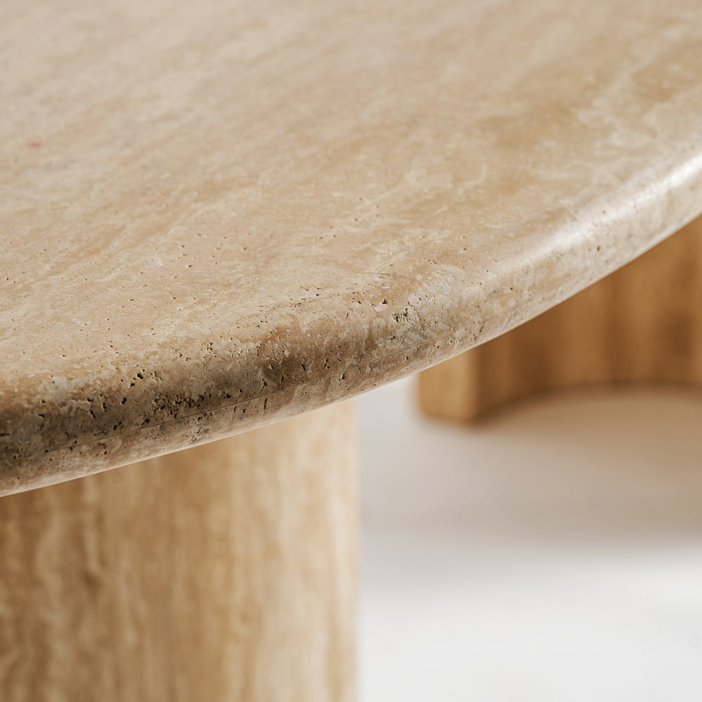 Travertine Dining Table