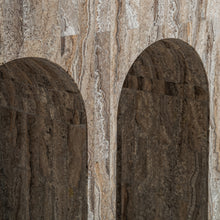 Load image into Gallery viewer, TRAVERTINE CONSOLE TABLE