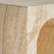 Load image into Gallery viewer, Travertine Console Table