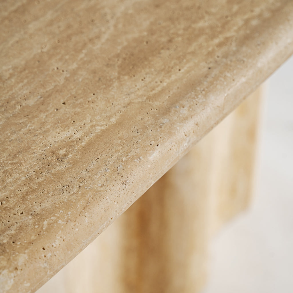 Travertine Dining Table